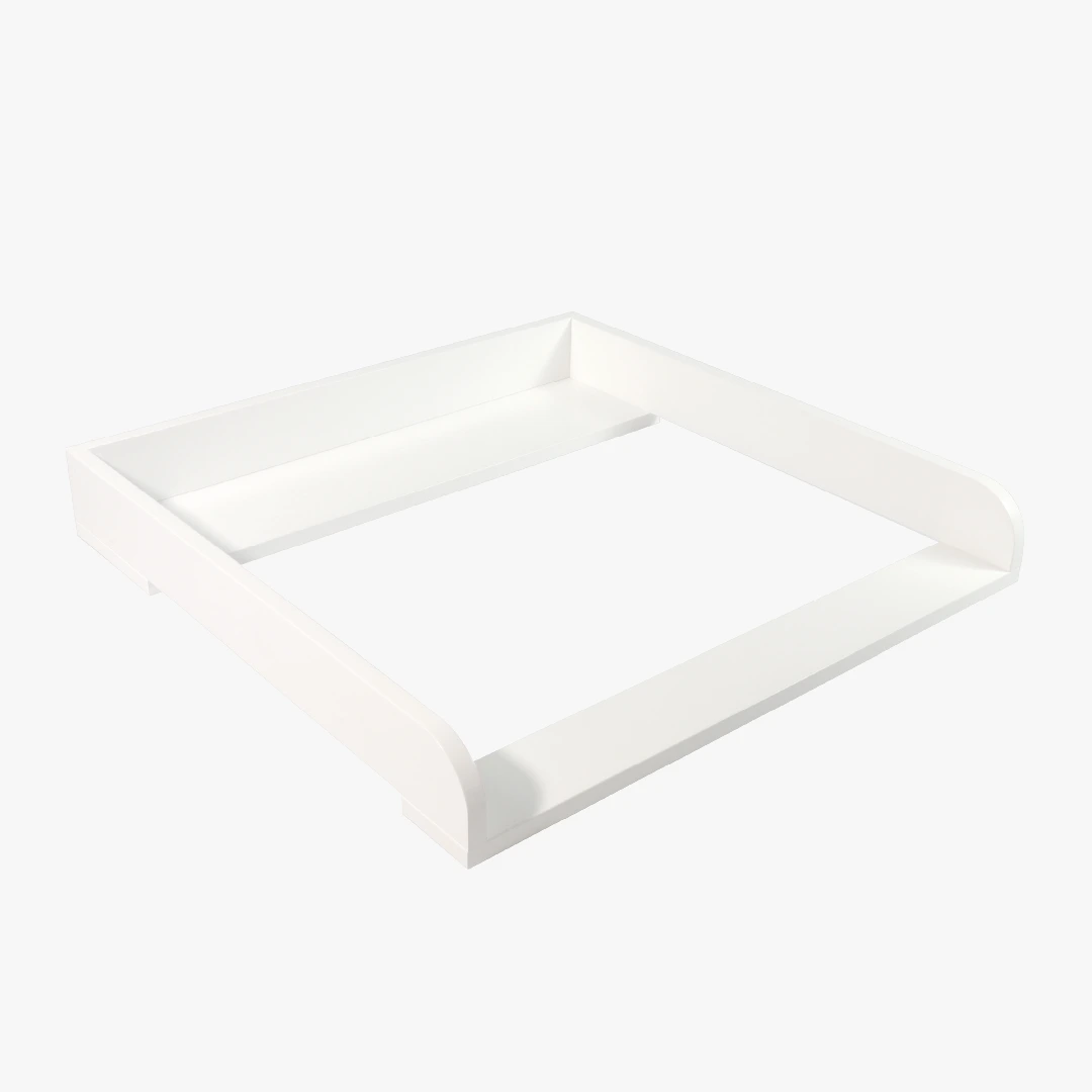 Ausstellungsstück: Wickelaufsatz für IKEA Hemnes/Songesand - Lasse, 2 cm Brettstärke, weiß