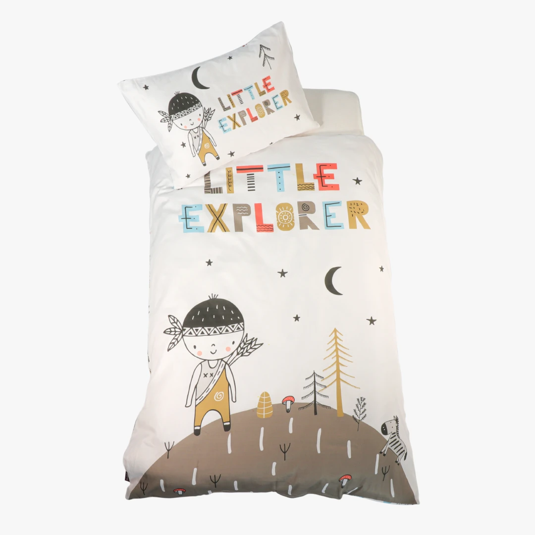 Kinderbettwäsche-Set Tove, weiß, 100x135 cm