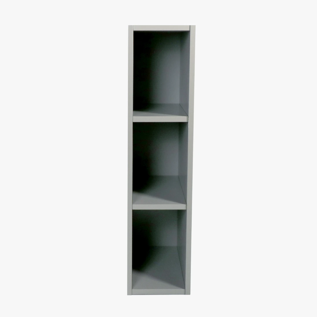 Ausstellungsstück: Stauraumregal für IKEA 3er Malm - Mikkel, grau, 19x75x30 cm