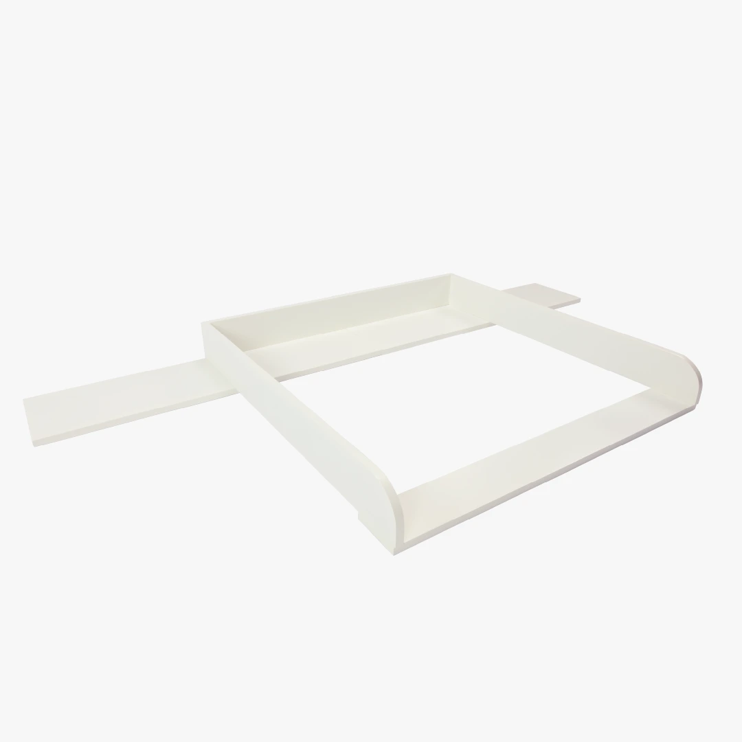 Ausstellungsstück: Wickelaufsatz für IKEA Malm - Lennard mit 159,5 cm Blende, weiß