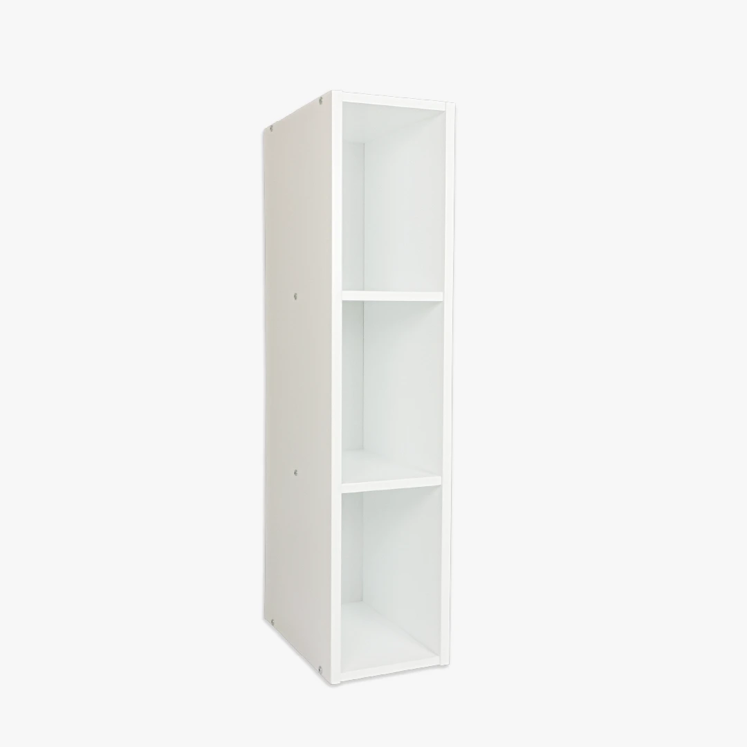 Ausstellungsstück: Stauraumregal für IKEA 3er Malm - Moritz, weiß, 19x75x30 cm