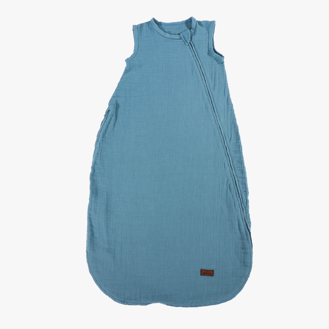 Schlafsack Astrid, Musselin, petrol, 90 cm
