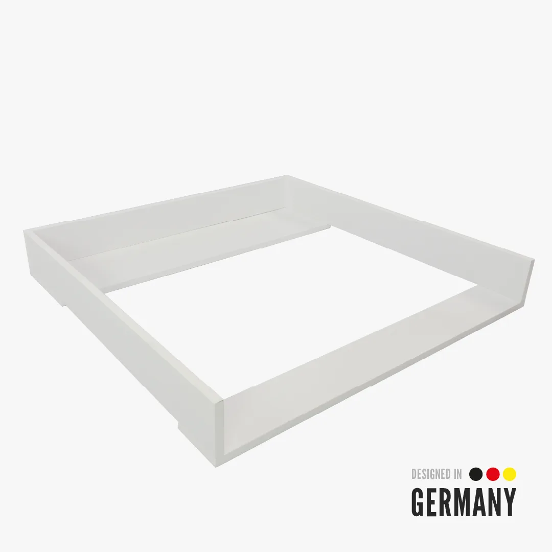 Wickelaufsatz für IKEA Malm - Espen, weiß