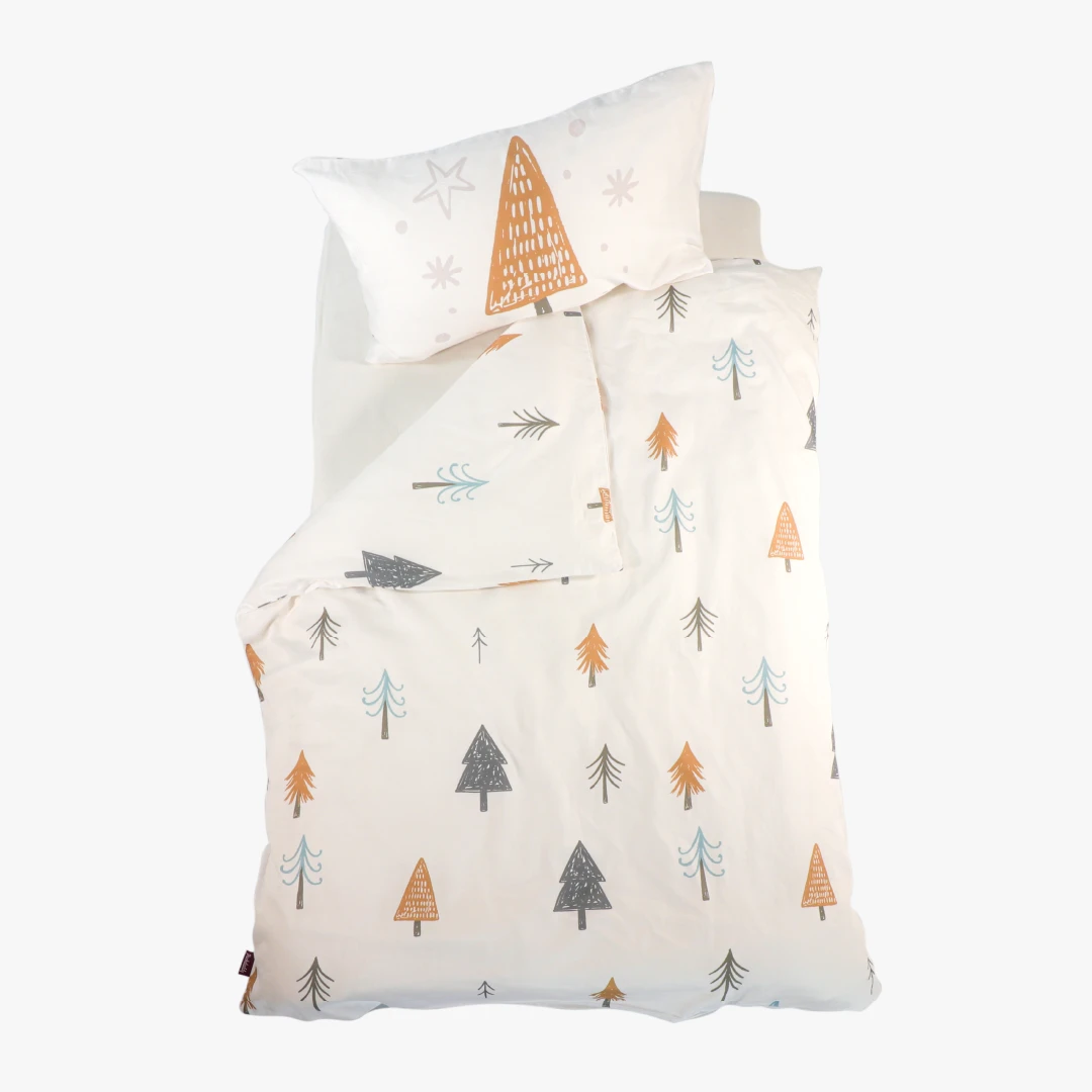 Kinderbettwäsche-Set Thala, weiß, 100x135 cm