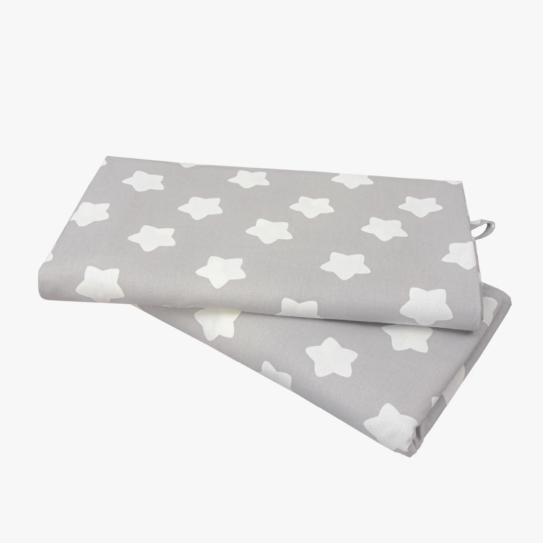 Hausbett-Vorhang Finja, grau, 146x298 cm